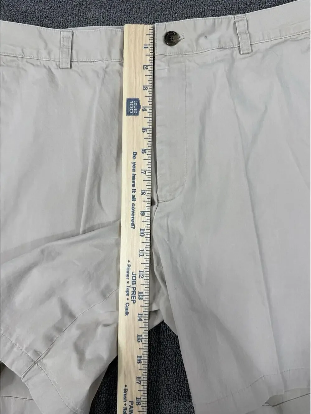 Brooks Brothers "346" Men's 38  Khaki Shorts 100% Cotton Flat Front Preppy - Picture 7 of 8